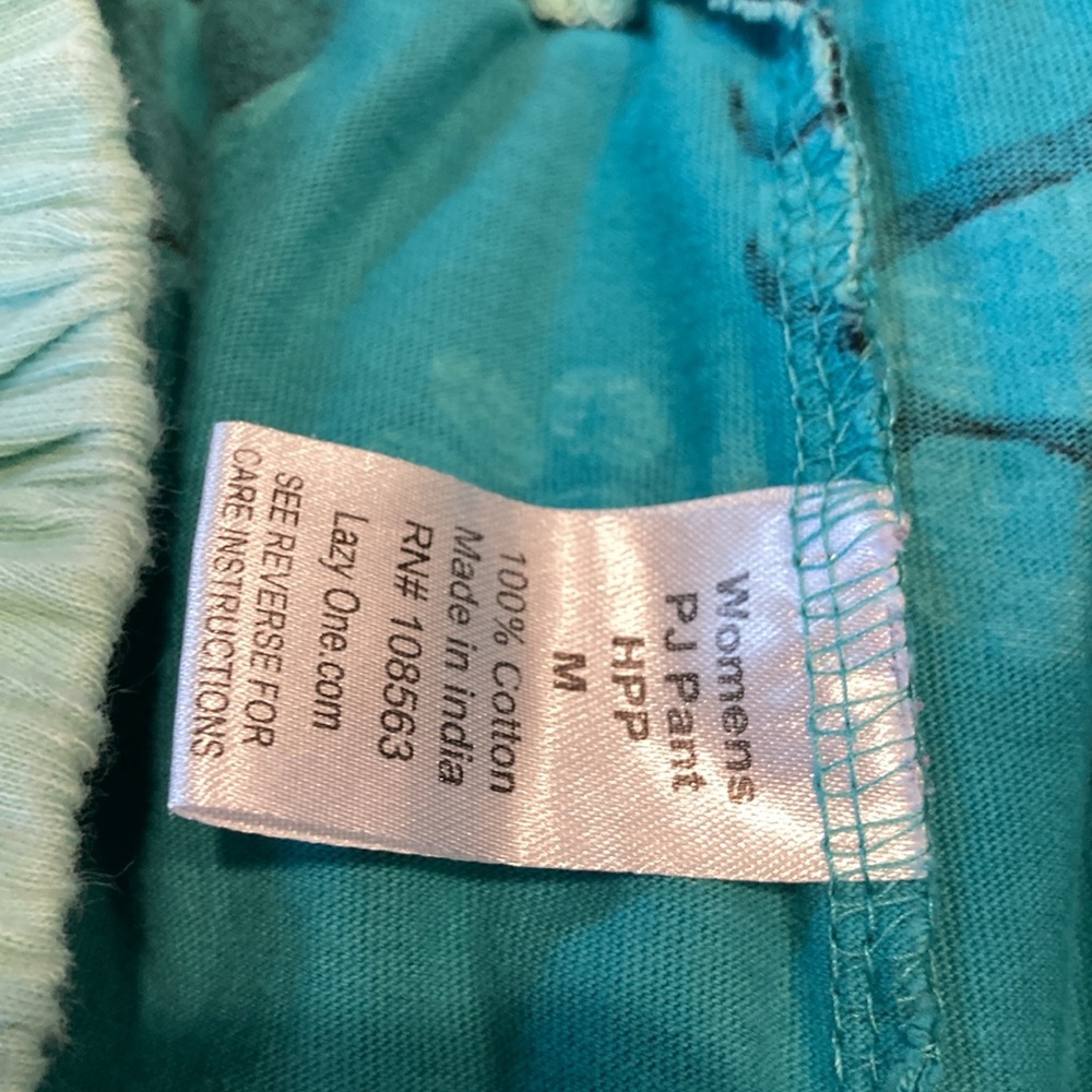 Women Lazy One green Dog mom pajama lounge pants - size M - Picture 6 of 7